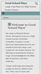 Mobile Screenshot of goodschoolplays.com